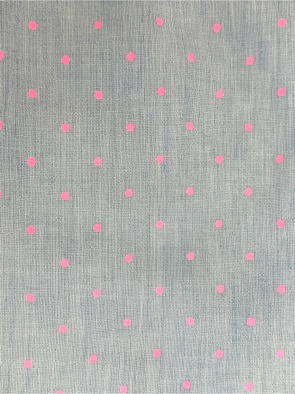 Carter's Blue Dress with Pink Polka Dots and Front Bow Detail.  Size 2T.